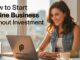 How To Start Online Business Without Investment Business Without Investment
