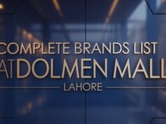 Complete Brands List at Dolmen Mall Lahore Dolmen Mall Lahore