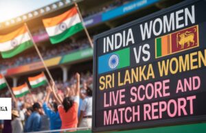 India Women vs Sri Lanka Women Live Score and Match Report India Women vs Sri Lanka Women